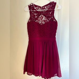 LULU’S lace cocktail dress
